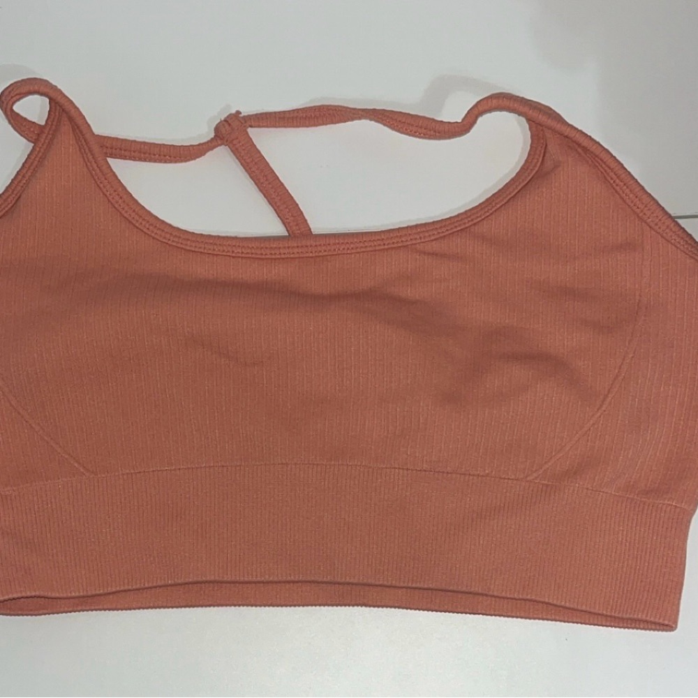 NVGTN peach Sports Bra